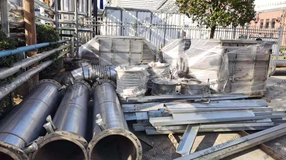 綠聯凈化SCR脫硝反應器及煙氣管道等